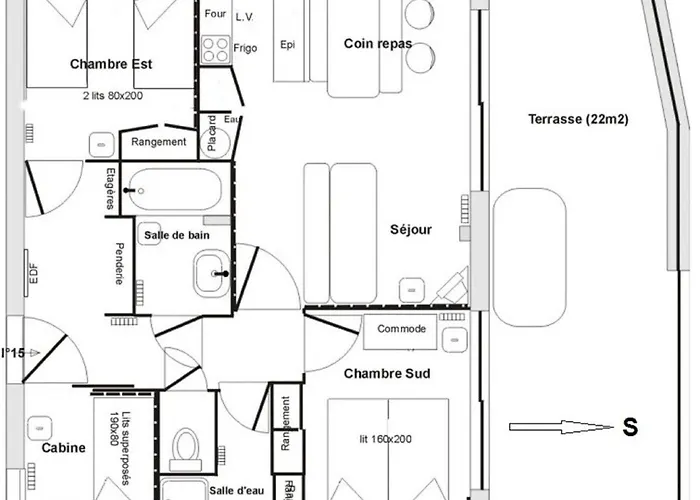 Le Levasset Vue Montagne Proche Pistes 公寓 *